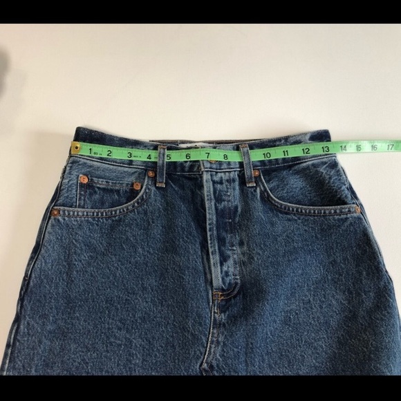 Agolde | Quinn High Rise Mini Skirt - RIDE - Picture 9 of 11